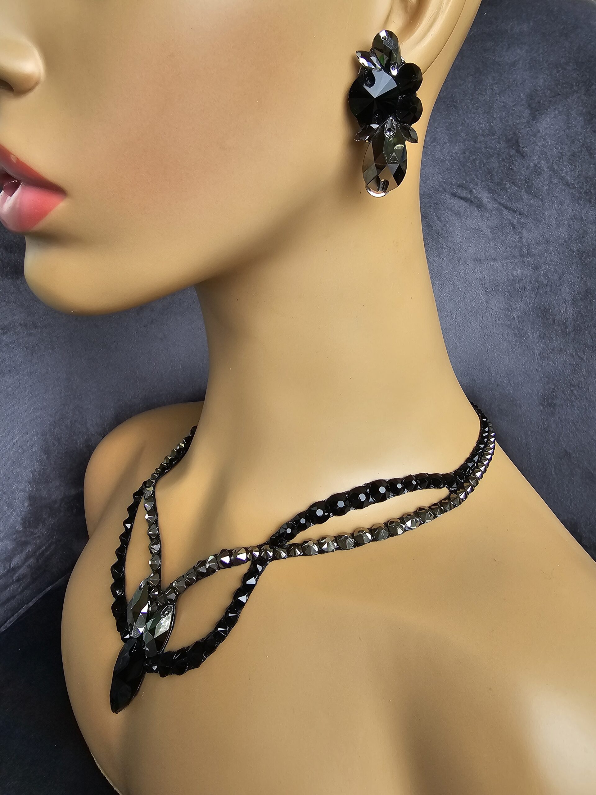 Imposa Ballroom Dance Jewelry Set: Necklace and Earrings [ballroom dance set]